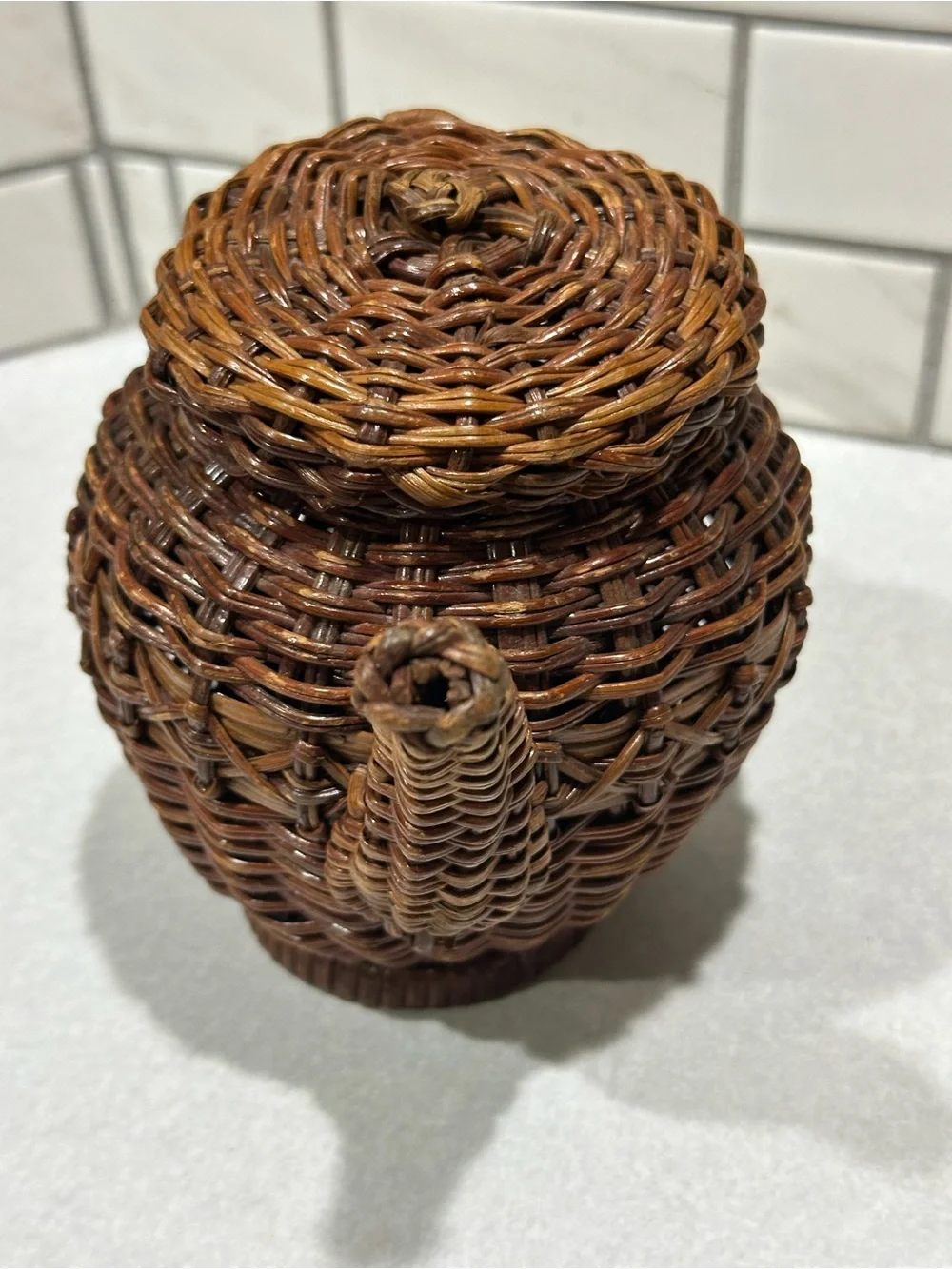 Teapot-Shaped Basket